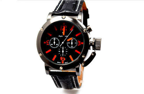V6 Super Speed Stylish Men Fashion Quqrtz Sport Wristwatch Watch