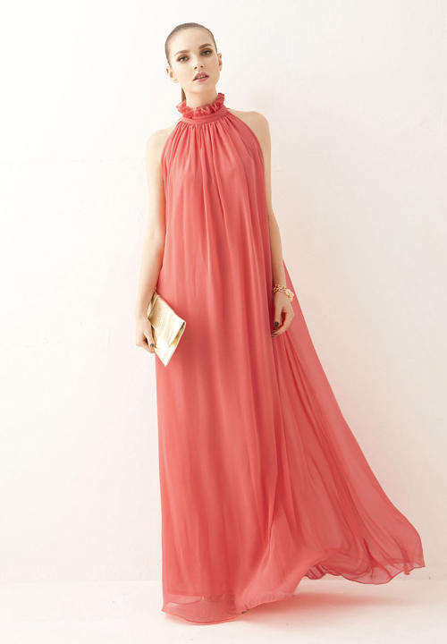 Womens Long Skirt Evening one-piece Dress