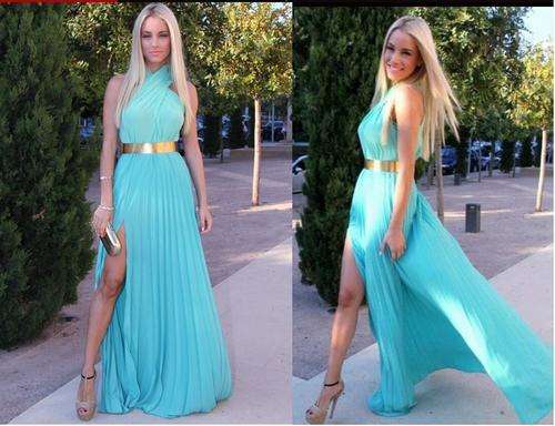 Sexy Womens Club Evening Party Long Skirt one-piece Dress