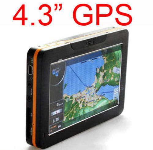 4.3" GPS Navigation Windows CE6 533MHZ with FREE 4GB Memory SA Map Preloaded