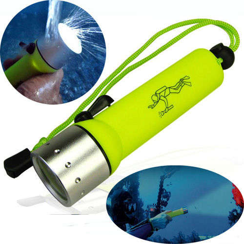 Professional Diving Flashlight CREE 3W LED 50Meters Waterproof Torch