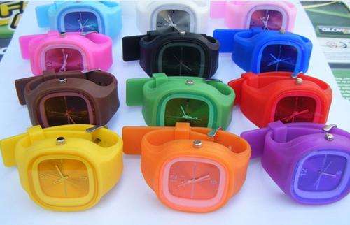 1Dozen 12pcs Unisex Fashion Jelly Candy Sports Quartz Wrist Watch 12 colors
