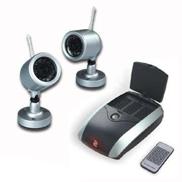 HIGH QUALITY !!! Wireless Outdoor Dual IR Camera Kit DAY/NIGHT