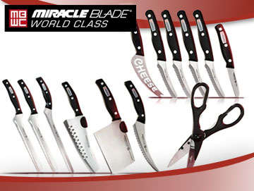 MIRACLE BLADE- COMPLETE 13 PIECE KNIFE SET