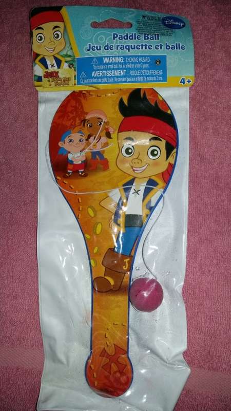 JAKE and the NEVERLAND PIRATES Paddle Ball - Great Fun!!!!