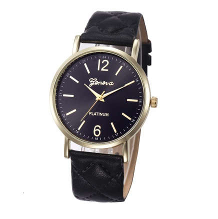Kawaii Fashion Women Geneva Roman Watch Lady Leather Band Analog Quartz Wrist Watch Luckstar