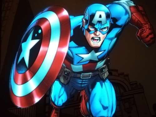 MARVEL Avengers 3D Night Light - CAPTAIN AMERICA