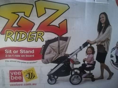 Vee Bee - EZ Rider - Stroller Ride On Board Connector With Toddler Seat Attachment