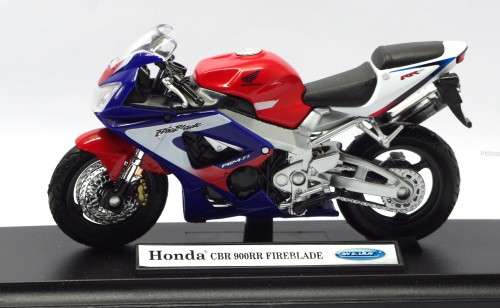 CHRISTMAS SPECIAL!!!!!!    WELLY - Honda CBR 900RR FIREBLADE - Scale 1/18