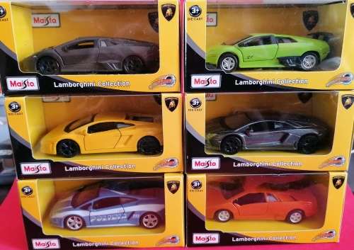 MAISTO - LAMBORGHINI COLLECTION (11cm 1:36 Scale) x 6 Cars