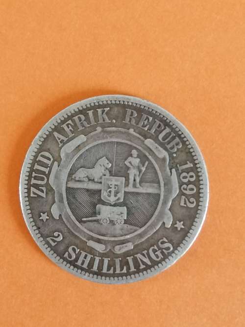 1892 ZAR 2 SHILLINGS