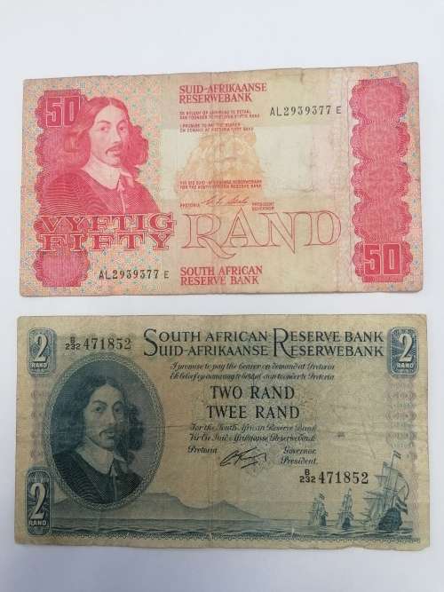 Old South African Bank Notes