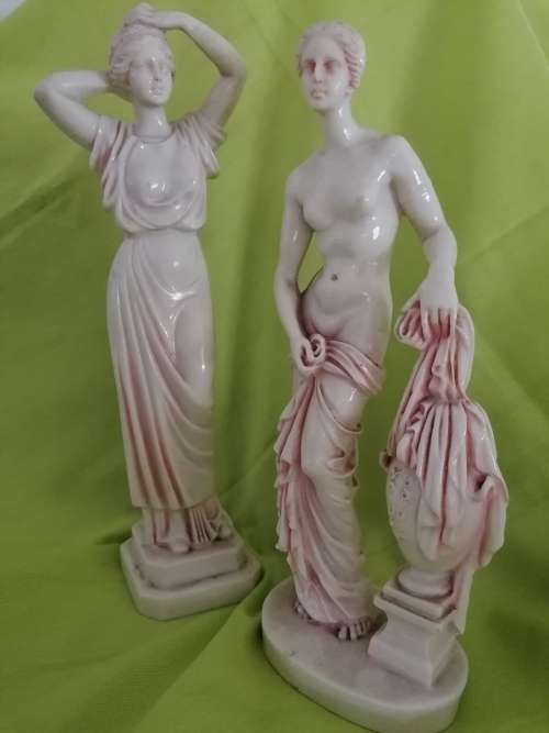 Beautiful Figurine Ornaments - One bid for both - 24.5cm