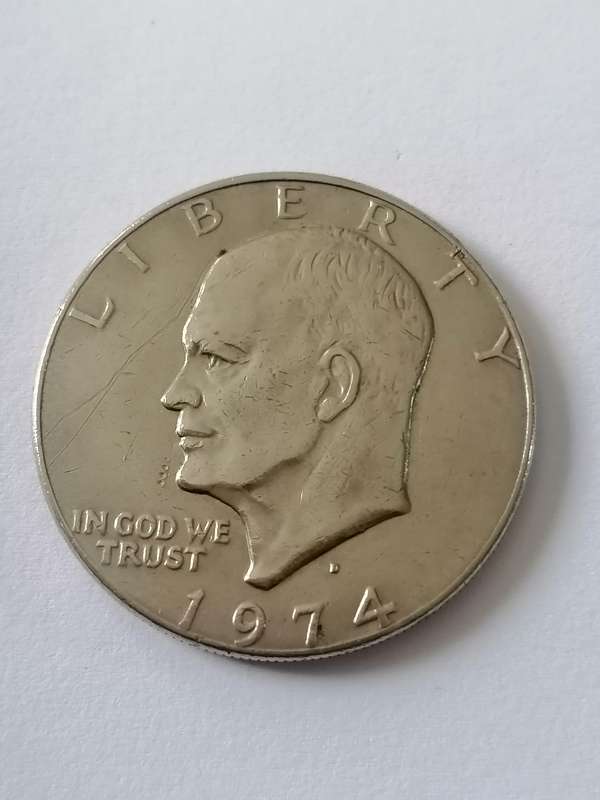 1974 Eisenhower Silver dollar