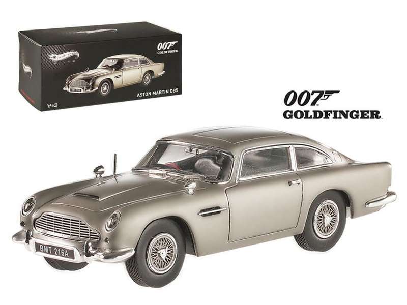 HOTWHEELS ELITE Aston Martin DB5 James Bond Goldfinger car 1:43 scale