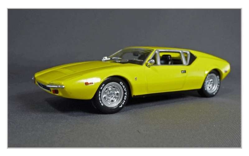 RARE!!! ELVIS!!! GREENLIGHT 1:43 SCALE 1971 DE TOMASO PANTERA ELVIS CHASE VERSION