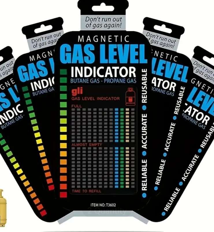 Gas bottle level indicator / Magnetic gas level indicator stick.
