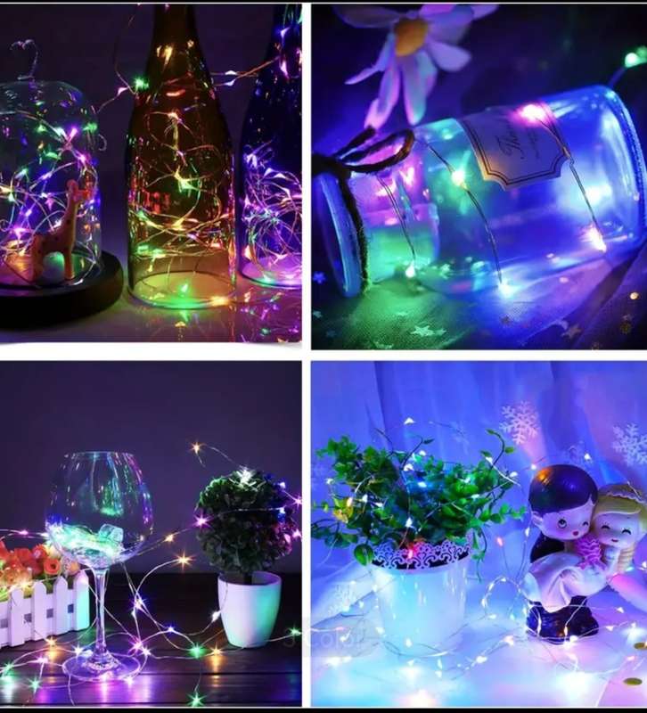 10 X 20 LED Bottle Light Pack Wine Bottle String Lights, With Switch, 6.6Ft , Universal Size