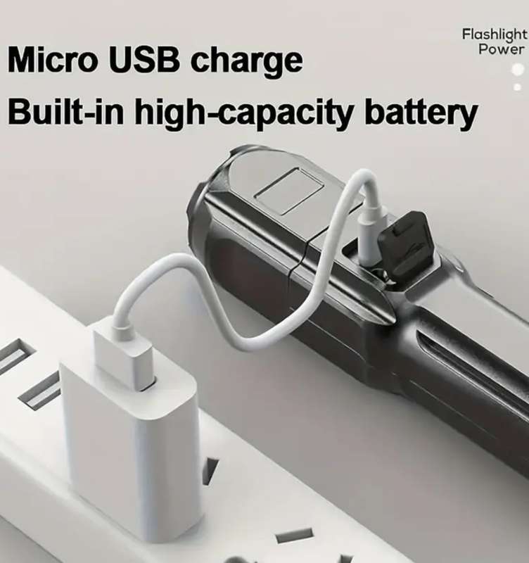 Ultra-Bright Usb Rechargeable Flashlight