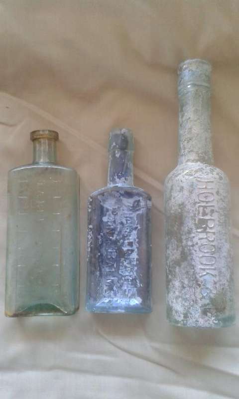 Set of 3 Vintage Bottles