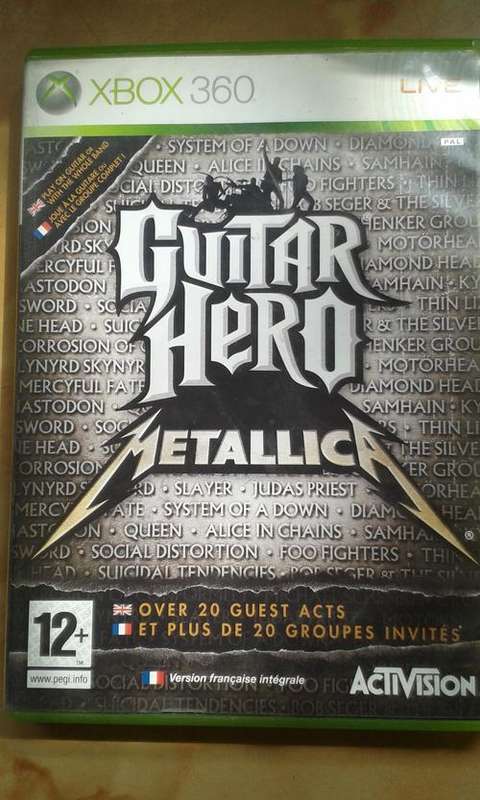GUITAR HERO METALLIC - X-BOX 360 GAME