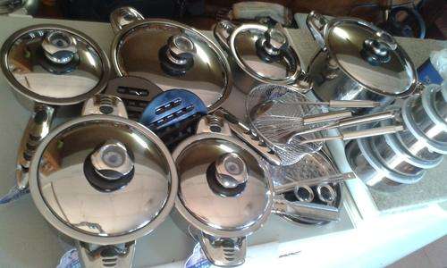 HUGE BARGAIN!!!! 36 PCS HIGH QUALITY STAINLESS STEEL COOKWARE SET