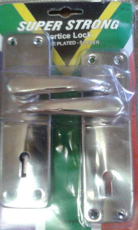 SUPER STRONG Mortice Lock - Chrome Plated - 2 Keys