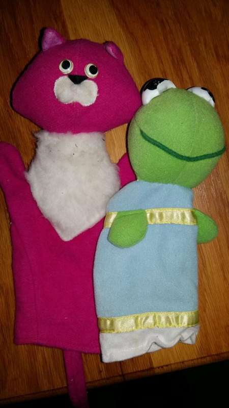 BEAUTIFULL VINTAGE HAND PUPPETS