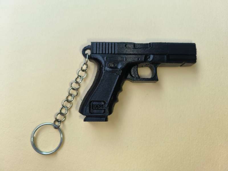 Glock Keyring 3D printed Gun