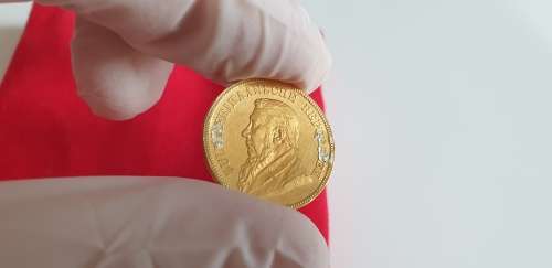 Kruger Pond Rand Gold - RARE Double Shaft - 1892 Gold Coin 1 Pond Kruger Rand Gold Pond