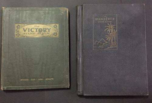World wide colleciton in 2 stamp albums ***See description