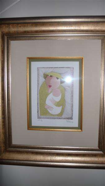 Pieter van der Westhuizen Etching "