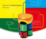 APACER USB 2.0 HUB 4 PORT- MAGICAL CUBE DESIGN