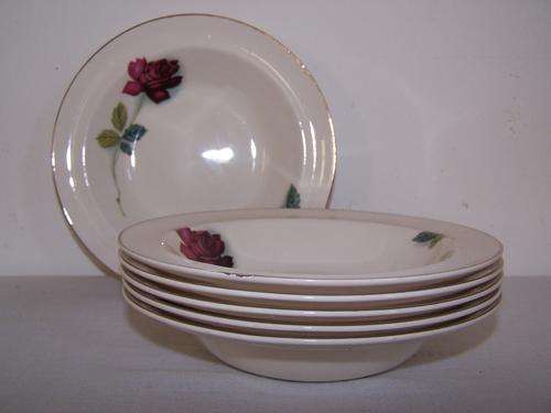 6 x pudding bowls - Alfred Meakin !!!