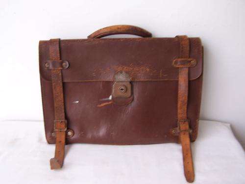 old satchel ... leather !!!