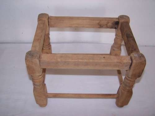 footstool ... needing upholstery !!!