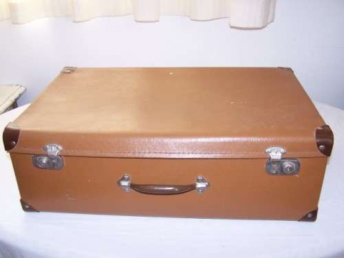suitcase ... an interesting brown !!!