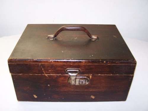 wooden box ... with a plush interior !!!