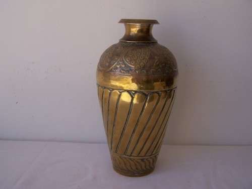 plated vase #2 ... large !!!