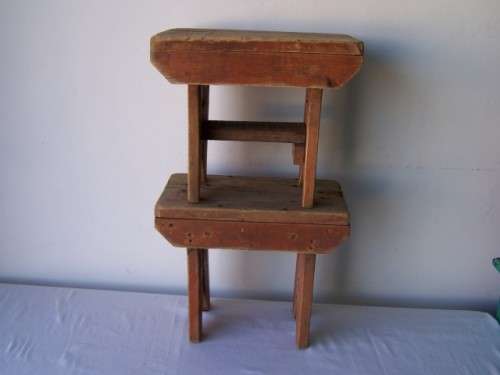 pair of stools ... for milking !!!