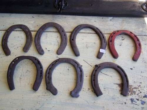 horse-shoes ... 7 of them!!!