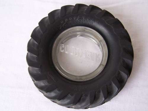 ashtray ... goodyear tractor tyre !!!