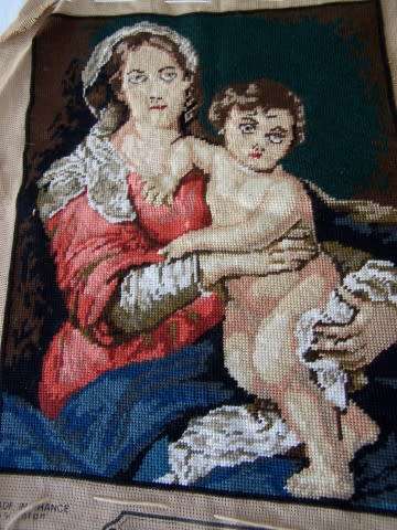 large tapestry ... mother and child!!!