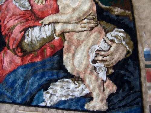 large tapestry ... mother and child!!!