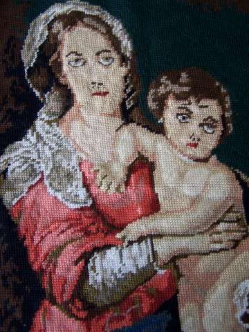 large tapestry ... mother and child!!!