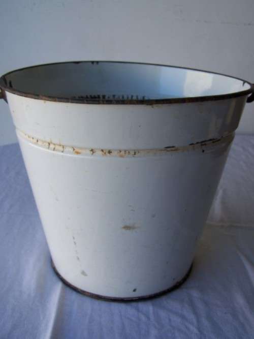 bucket ...  holey moley herb planter !!!
