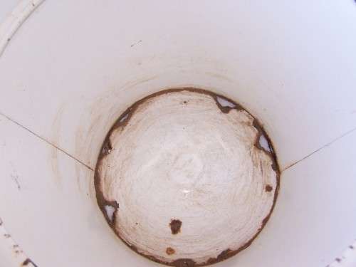 bucket ...  holey moley herb planter !!!