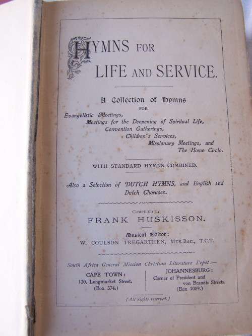 hymns for life & service ... 1911 !!!