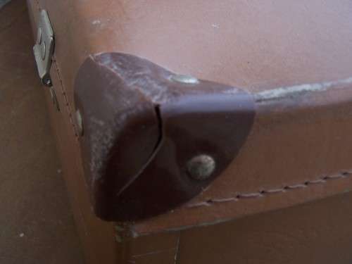 suitcase ... an interesting brown !!!