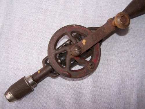 hand drill ... of the egg beater variety !!!